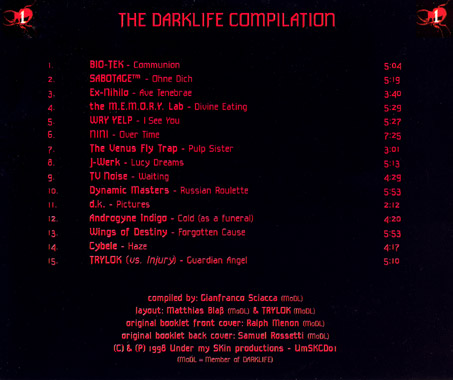 the DARKLIFE Compilation Vol 1
